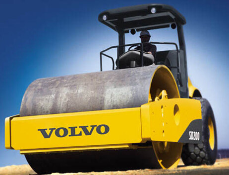 Rolo Compactador Volvo SD105 — Liso / Pé de Carneiro